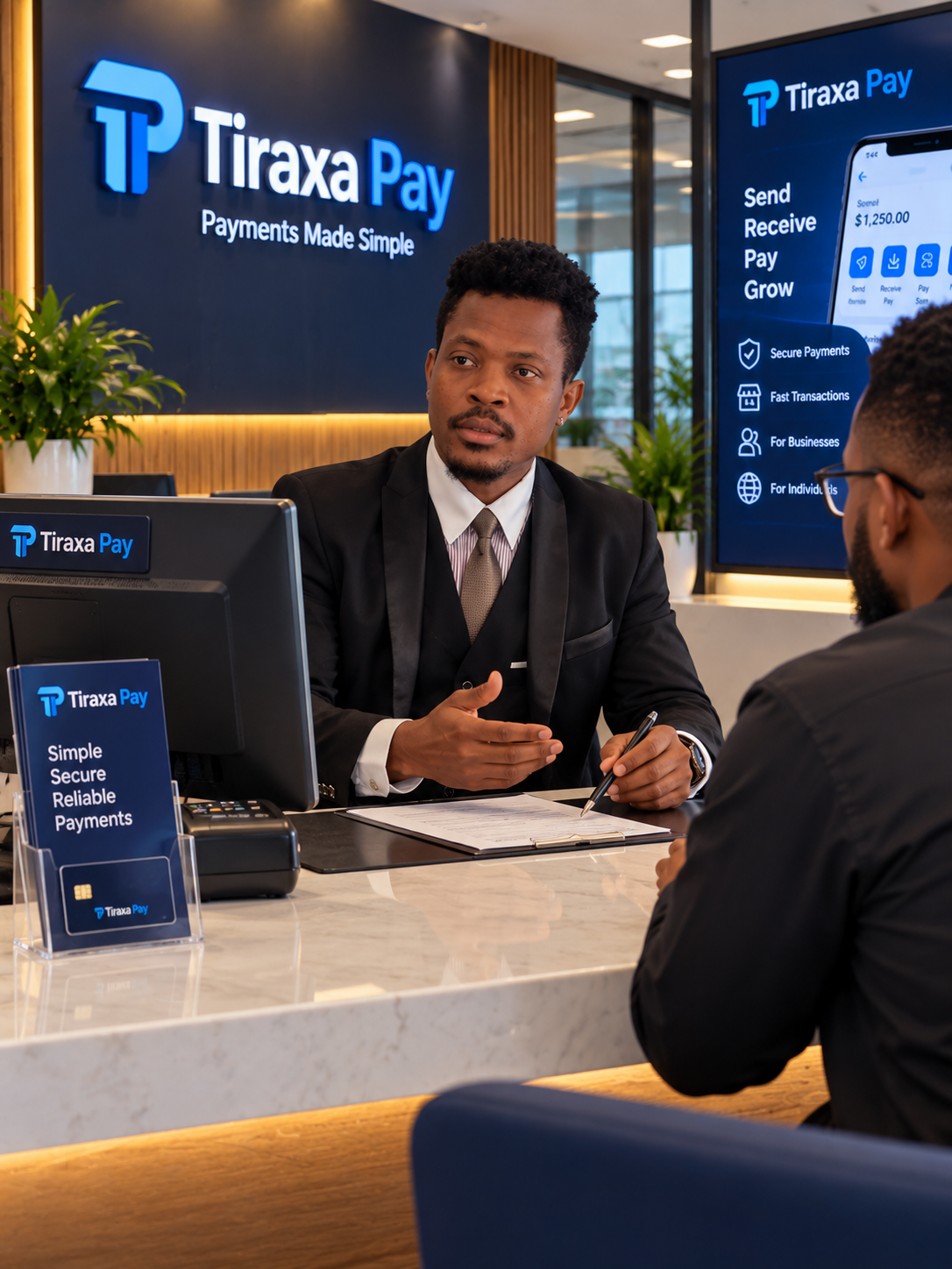 Tiraxa Pay leadership portrait